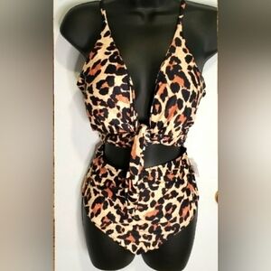Leopard Onepiece Swimsuit